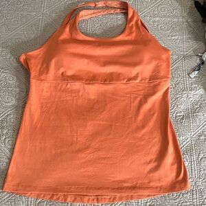 Patagonia Orange Halter Tank Top